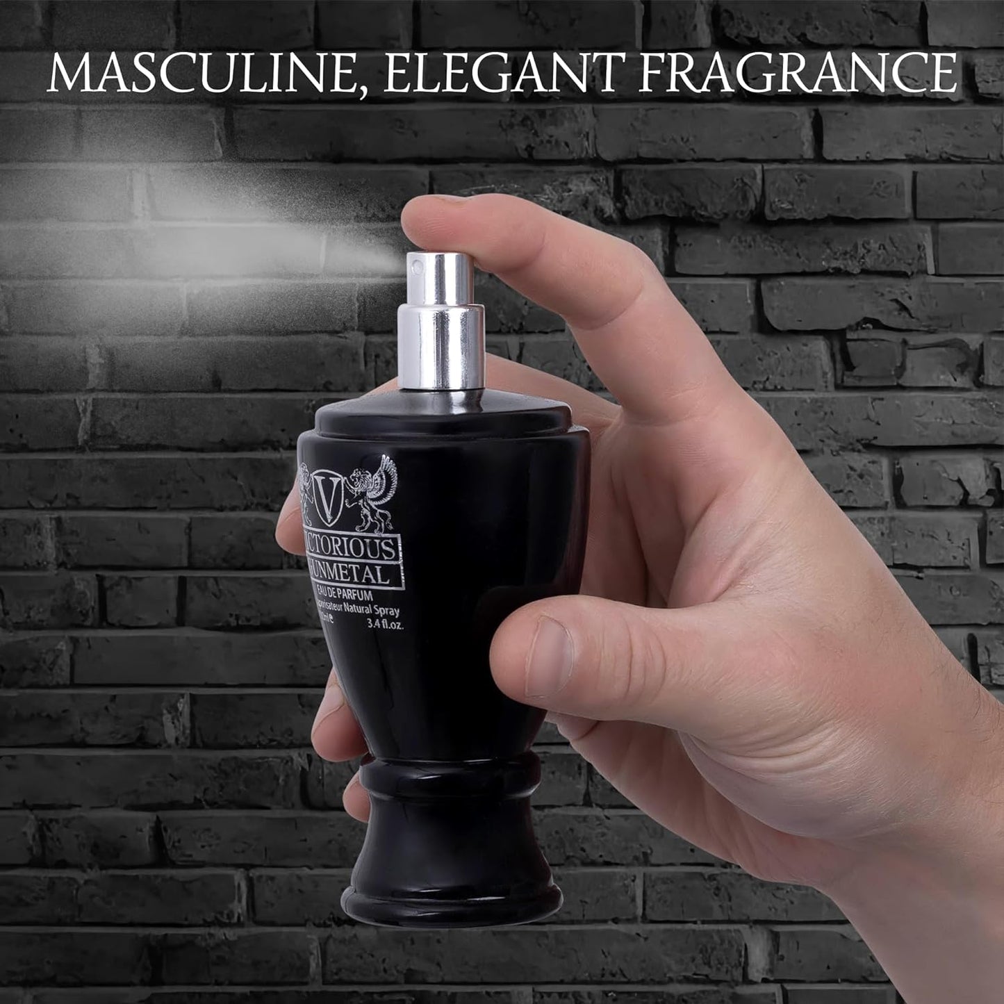 Victorious Gunmetal 3.4 Oz Perfume for Men - Unleash Your Inner Champion | Urban Collection