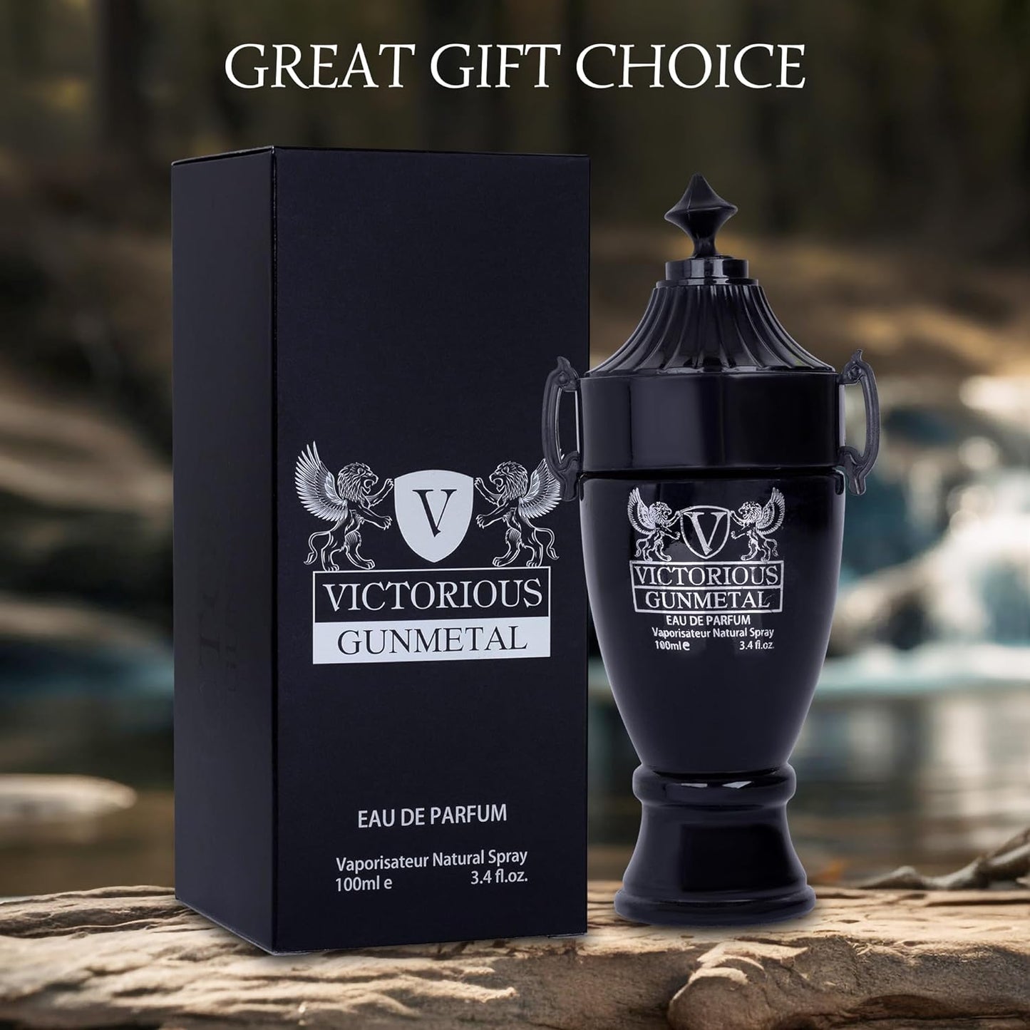 Victorious Gunmetal 3.4 Oz Perfume for Men - Unleash Your Inner Champion | Urban Collection
