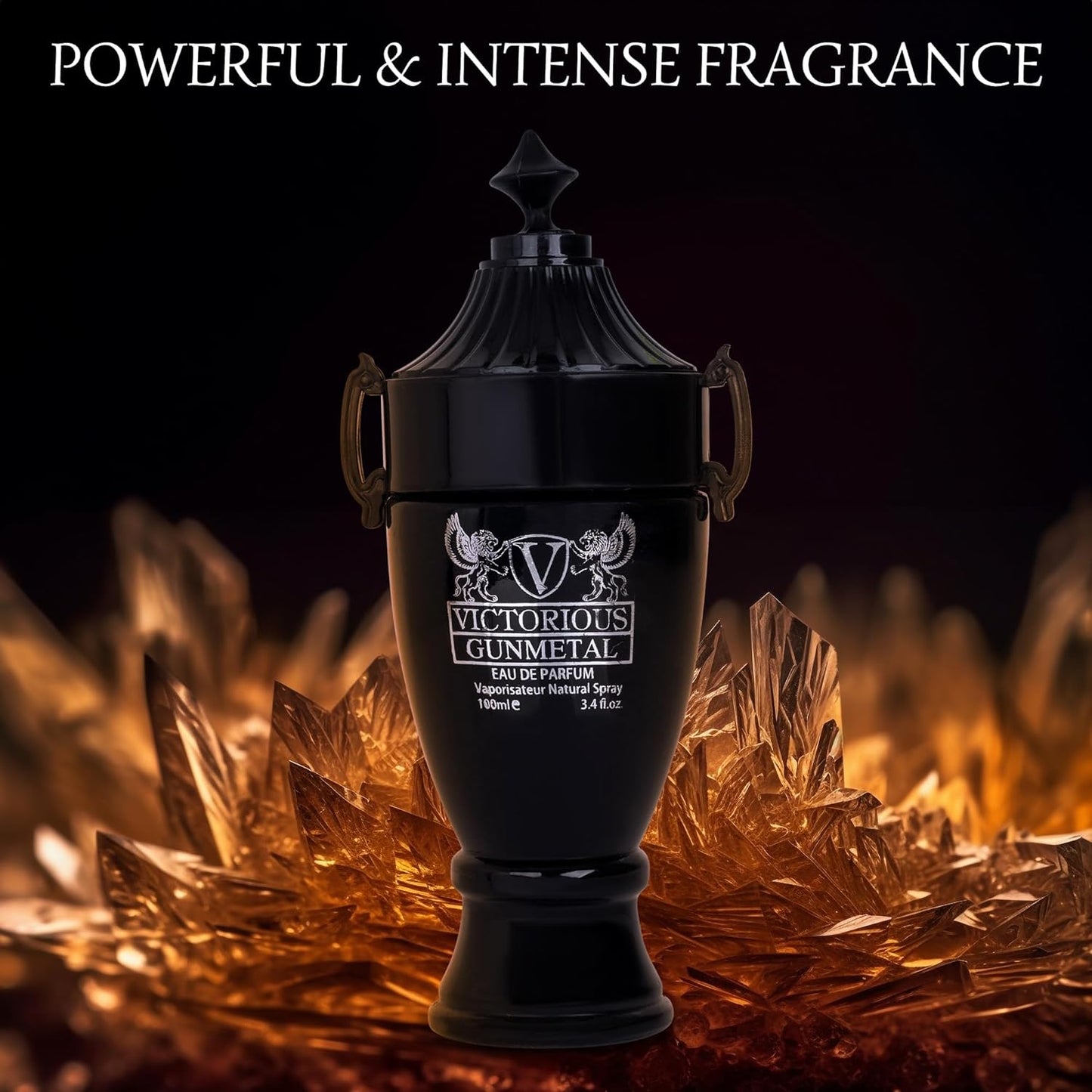 Victorious Gunmetal 3.4 Oz Perfume for Men - Unleash Your Inner Champion | Urban Collection