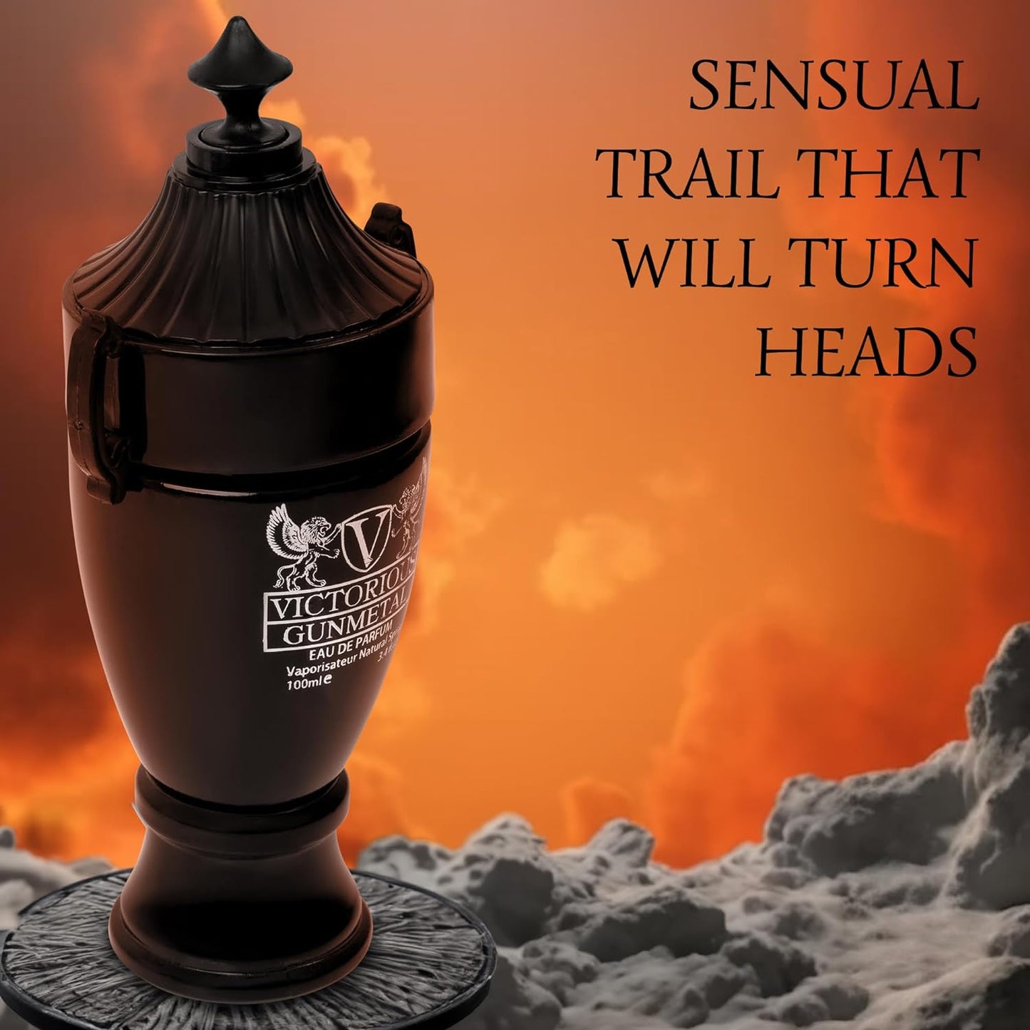 Victorious Gunmetal 3.4 Oz Perfume for Men - Unleash Your Inner Champion | Urban Collection