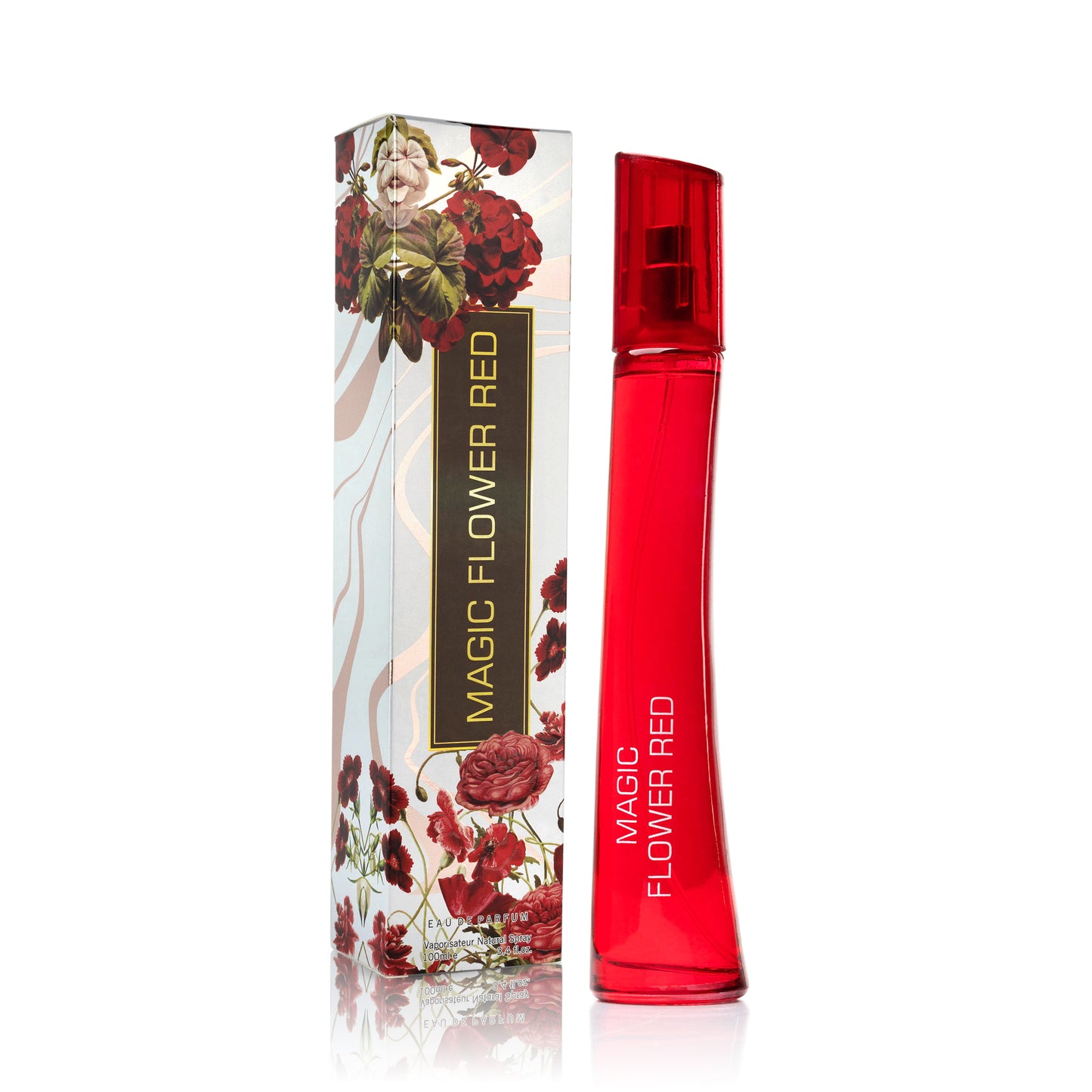 Magic Flower Red – 3.4 oz / 100ml Fine Mist Body Spray – Fruity & Floral Notes