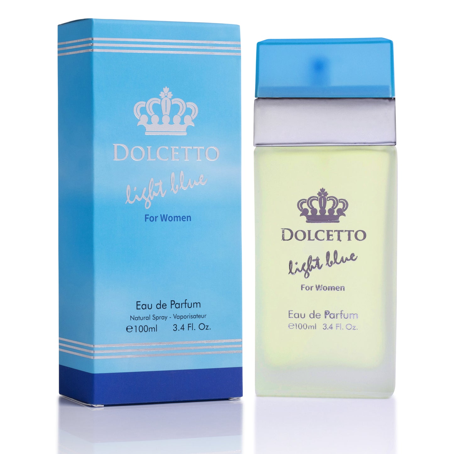 Dolcetto Light Blue for Women - 3.4 oz / 100ml A Refreshing and Feminine Fragrance | Urban Collection