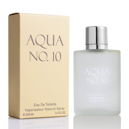 Aqua No 10 - 3.4 oz / 100ml Fresh Aquatic Fragrance for Men | Urban Collection
