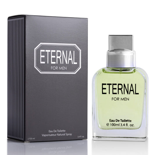 Eternal for Men – 3.4 oz / 100ml Fine Mist Body Spray – Herbal & Fresh Notes