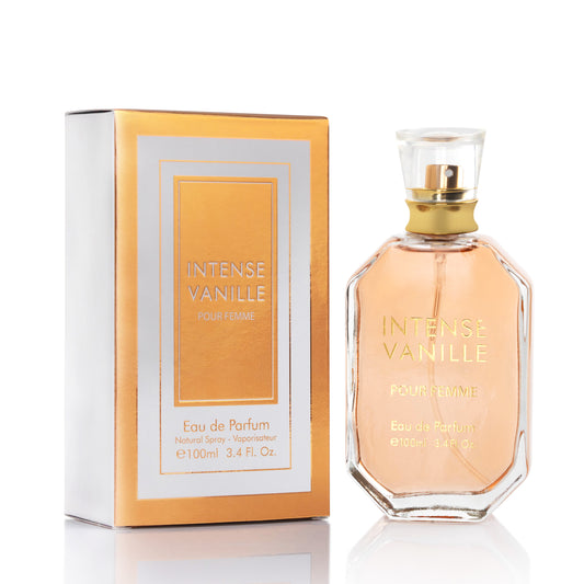 URBAN COLLECTION Intense Vanille for Women Eau De Parfum – Warm Vanilla, Tonka & Amber Woods | Rich & Addictive 100ml Spray in Elegant Paper Box