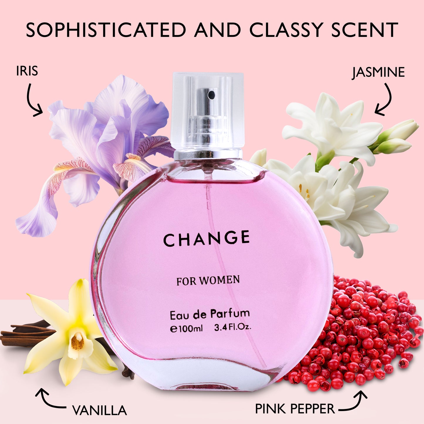 Change for Women - 3.4 oz / 100ml A Timeless and Elegant Floral Fragrance | Urban Collection