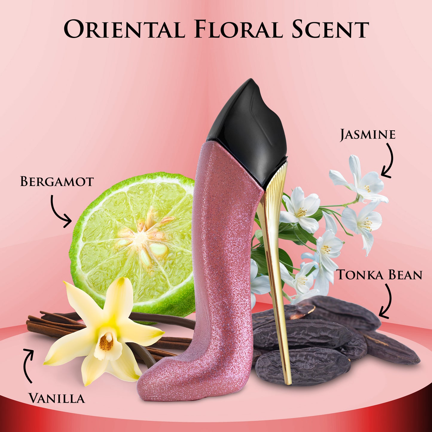 Bad Girl Glitter 3.4 Oz Perfume for Women – Radiant Oriental Floral Scent | Urban Collection