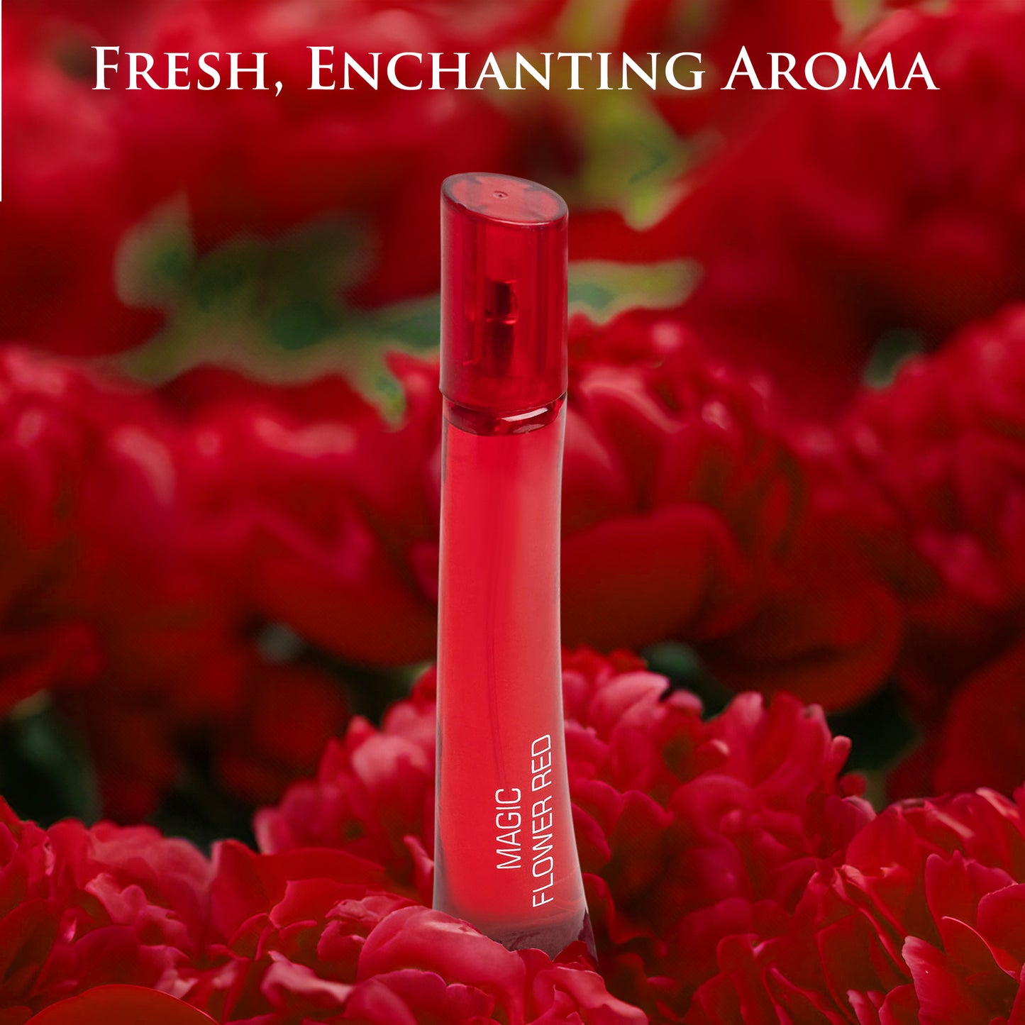 Magic Flower Red – 3.4 oz / 100ml Fine Mist Body Spray – Fruity & Floral Notes