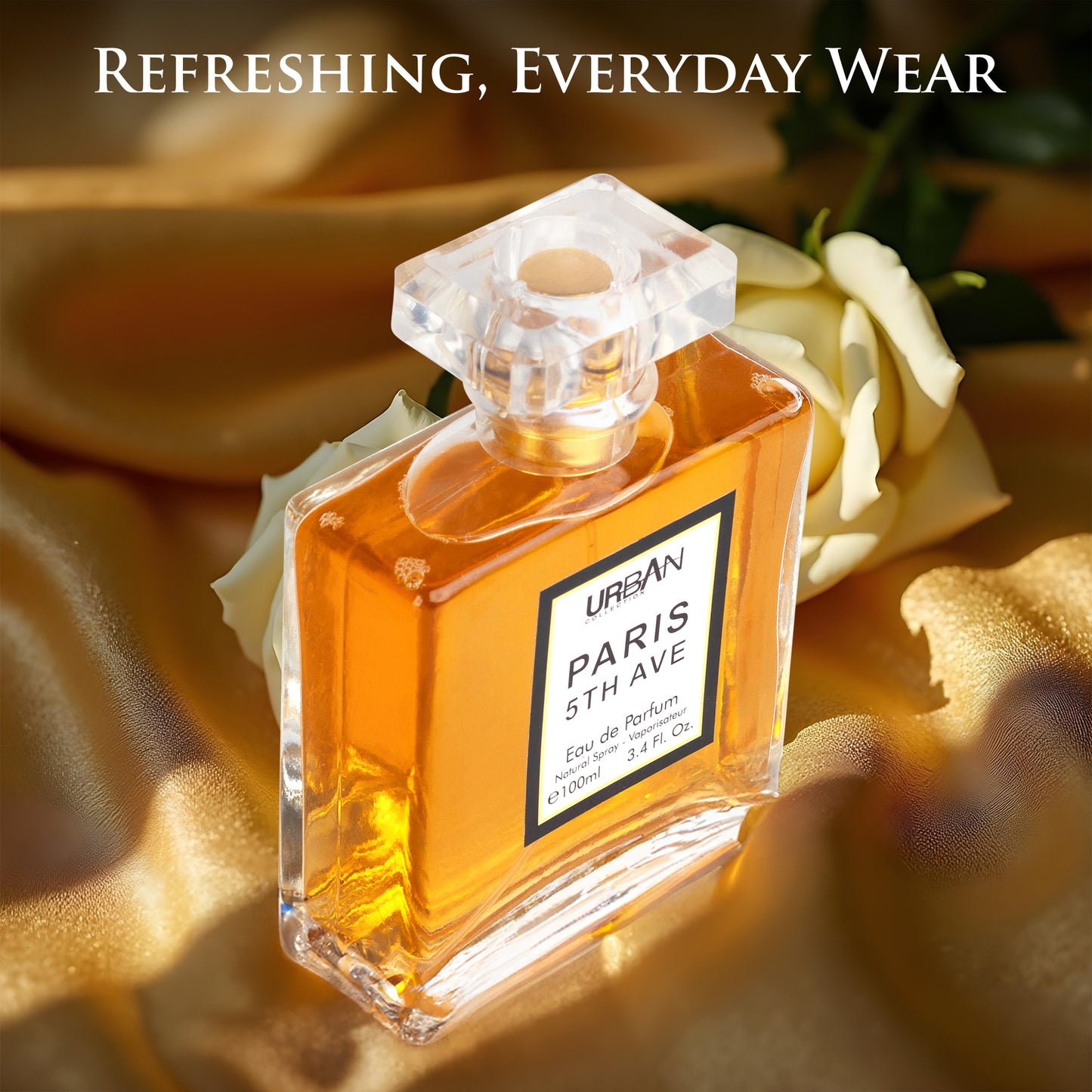 Paris 5th Avenue for Women – Designer-Inspired Floral Aldehyde Perfume | 3.4 oz/100ml Eau de Parfum | Urban Collection