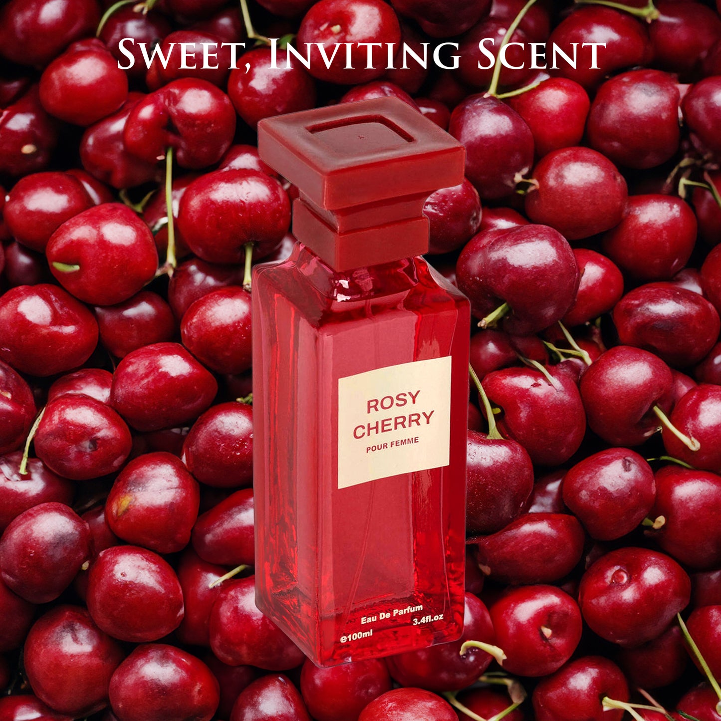 Rosy Cherry – 3.4 oz / 100ml Fine Mist Body Spray – Fruity & Sweet Notes