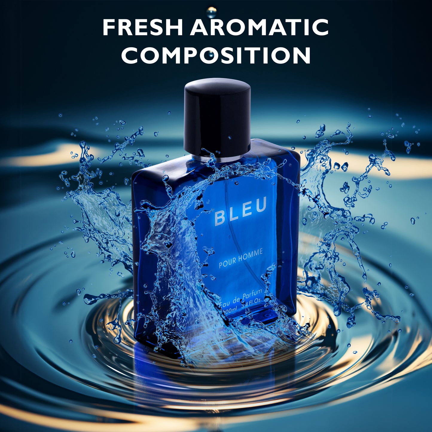 Bleu for Men 3.4 Oz Perfume for Men - The Ultimate Fresh and Masculine Fragrance | Urban Collection
