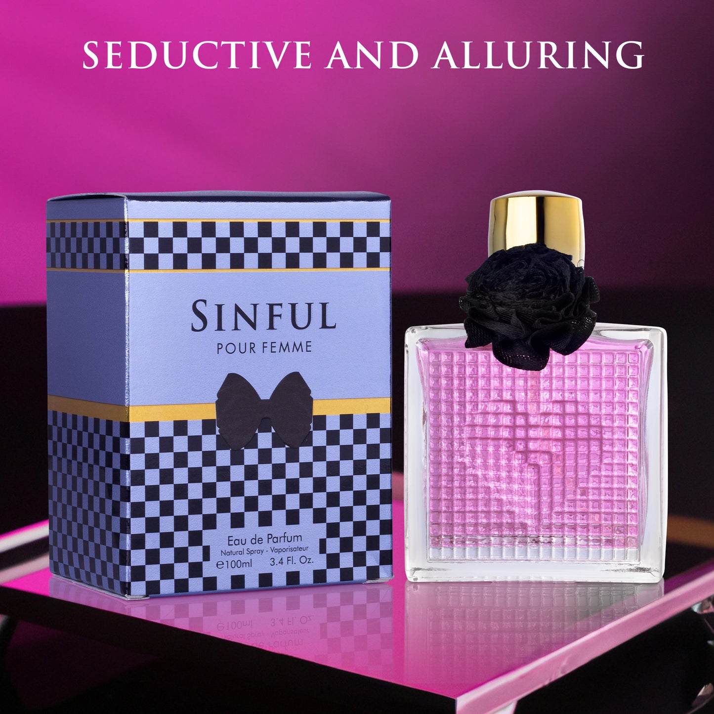Sinful 3.4 Oz Perfume for Women - The Perfect Blend of Sweetness and Sensuality | Urban Collection