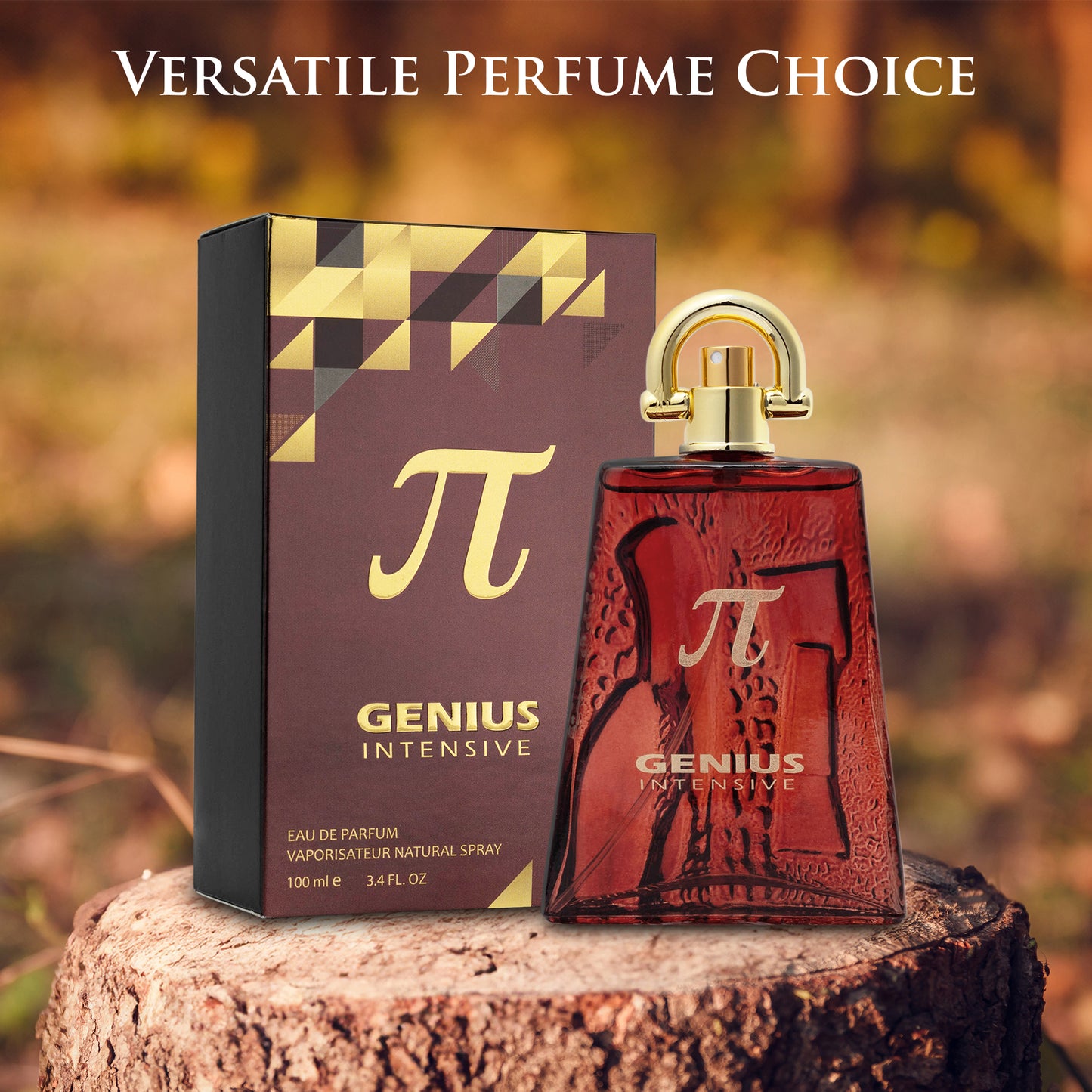 Genius Intensive – 3.4 oz / 100ml Fine Mist Body Spray – Leather & Woody Notes