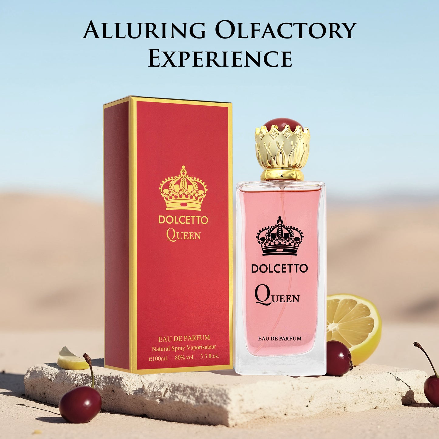 Dolcetto Queen – 3.4 oz / 100ml Fine Mist Body Spray – Fruity & Floral Notes