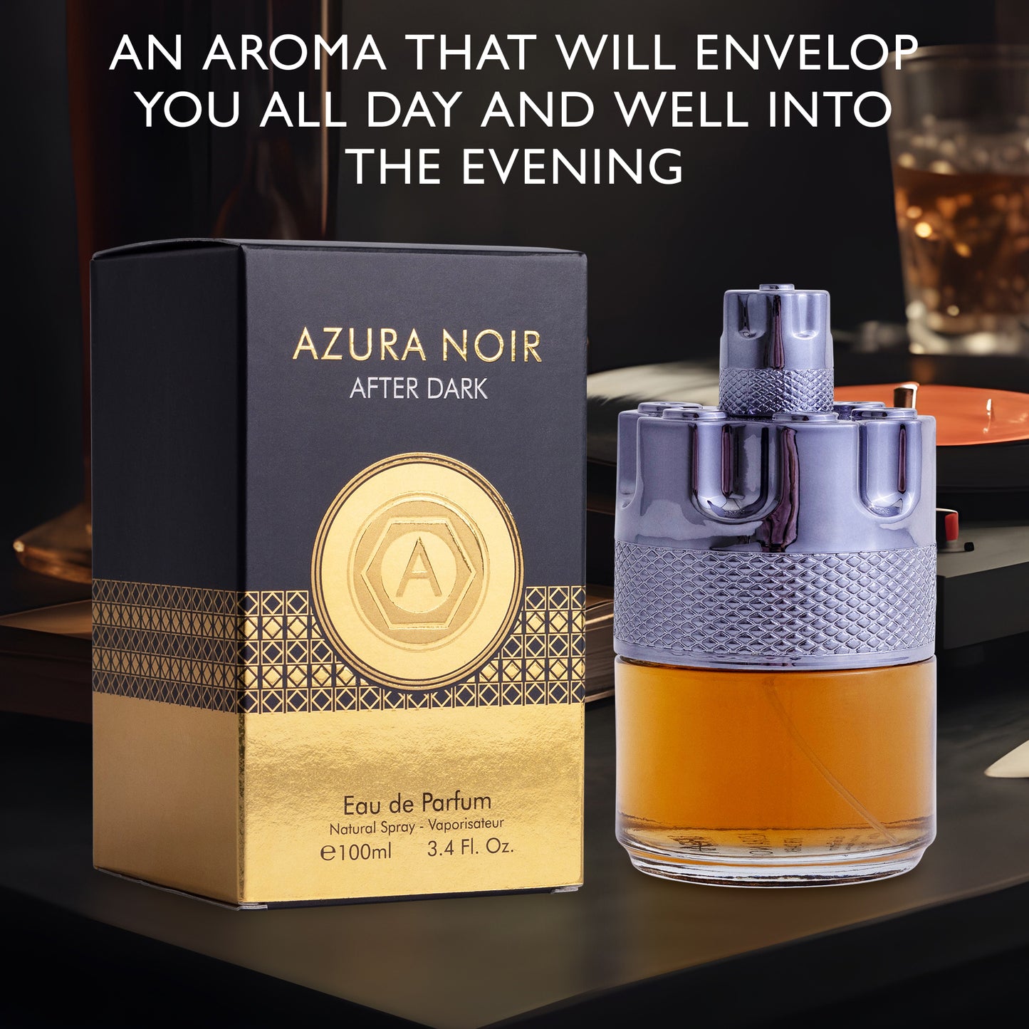 Azura Noir After Dark - 3.4 oz / 100ml A Seductive and Intense Nighttime Scent | Urban Collection