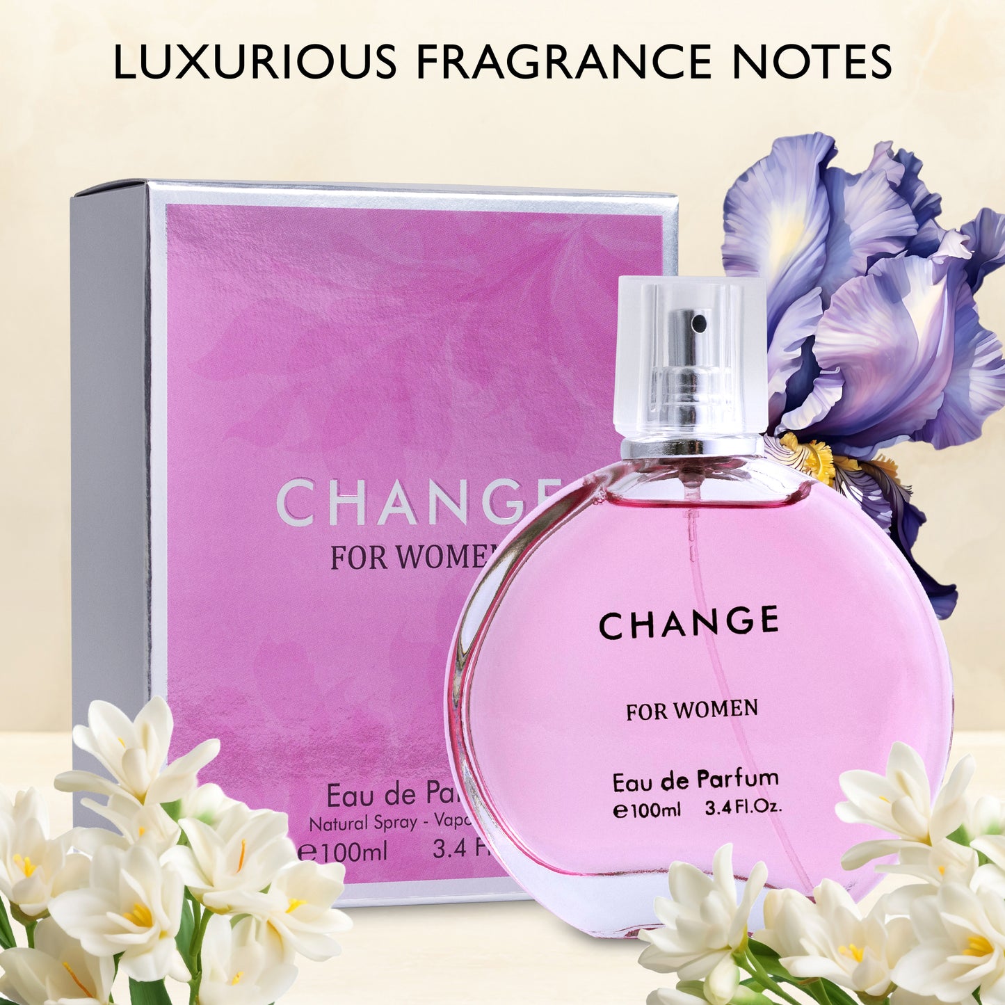 Change for Women - 3.4 oz / 100ml A Timeless and Elegant Floral Fragrance | Urban Collection