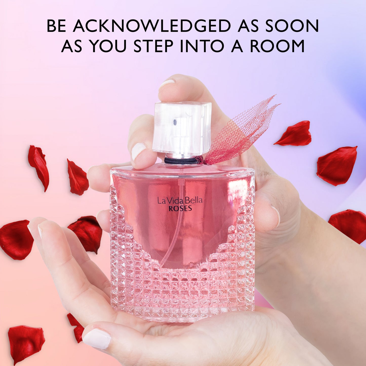 La Vida Bella Roses 3.4 Oz Perfume for Women - Romantic and Luxurious Floral Fragrance | Urban Collection