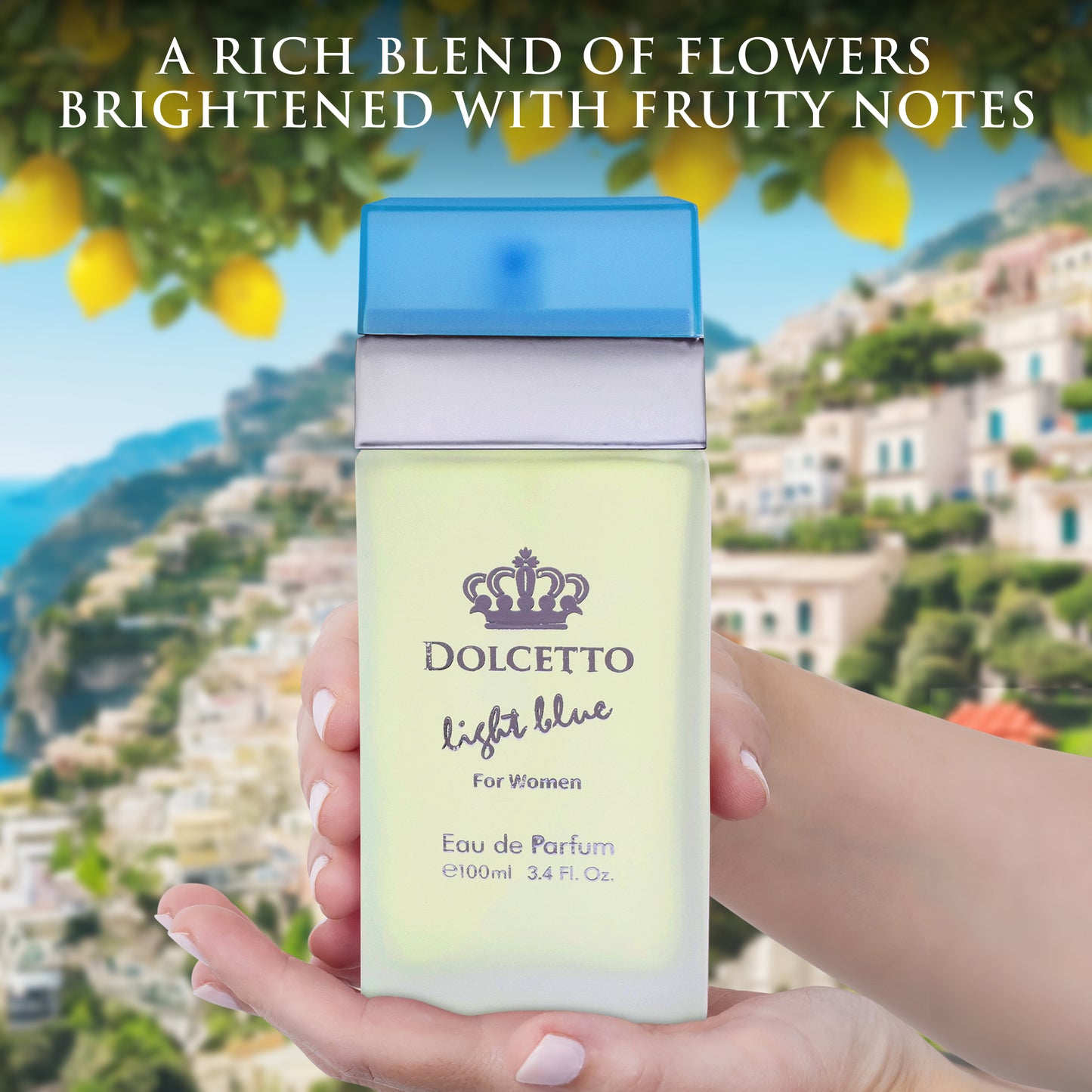 Dolcetto Light Blue for Women - 3.4 oz / 100ml A Refreshing and Feminine Fragrance | Urban Collection