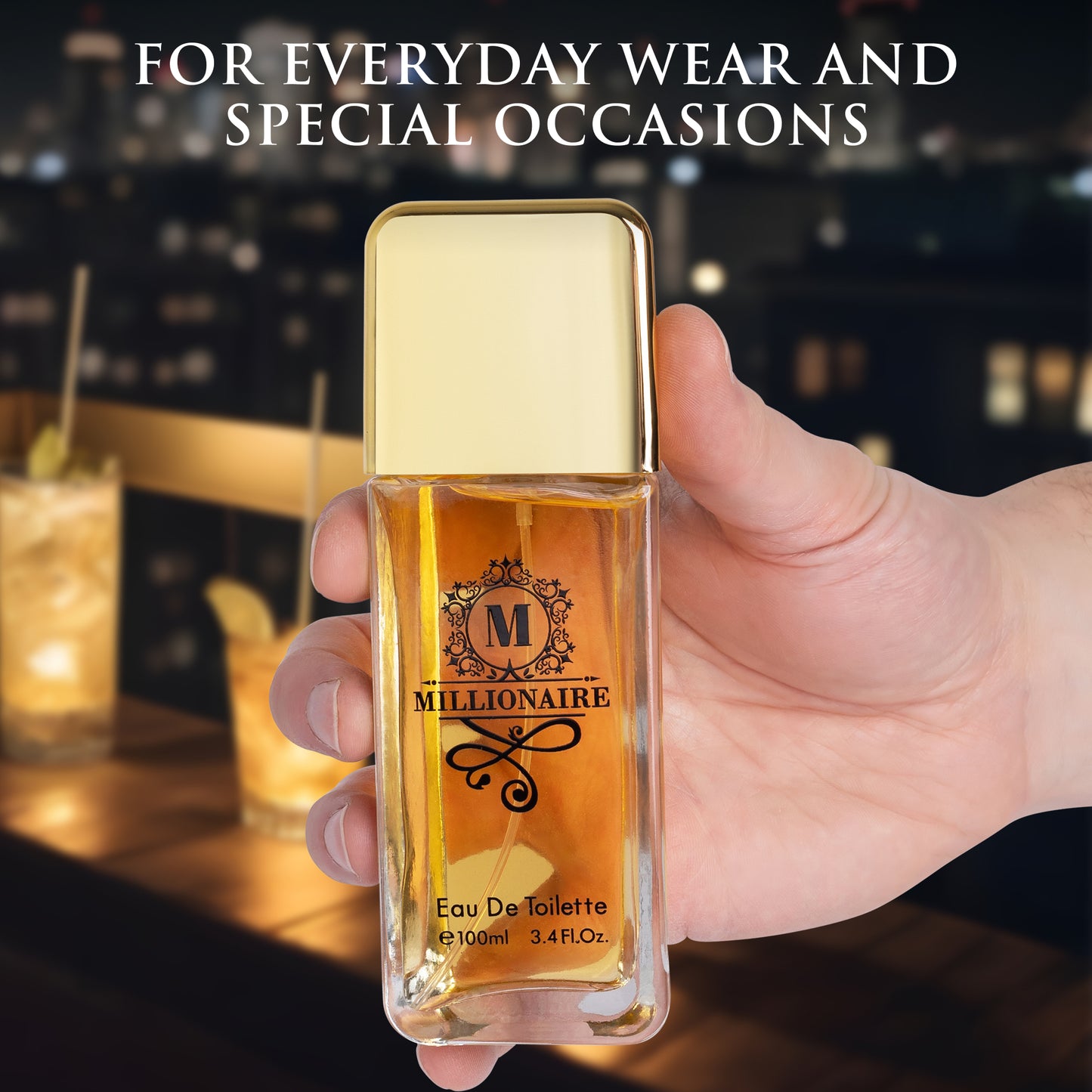 Millionaire - 3.4 oz / 100ml Fresh, Bold & Captivating Fragrance for Men | Urban Collection