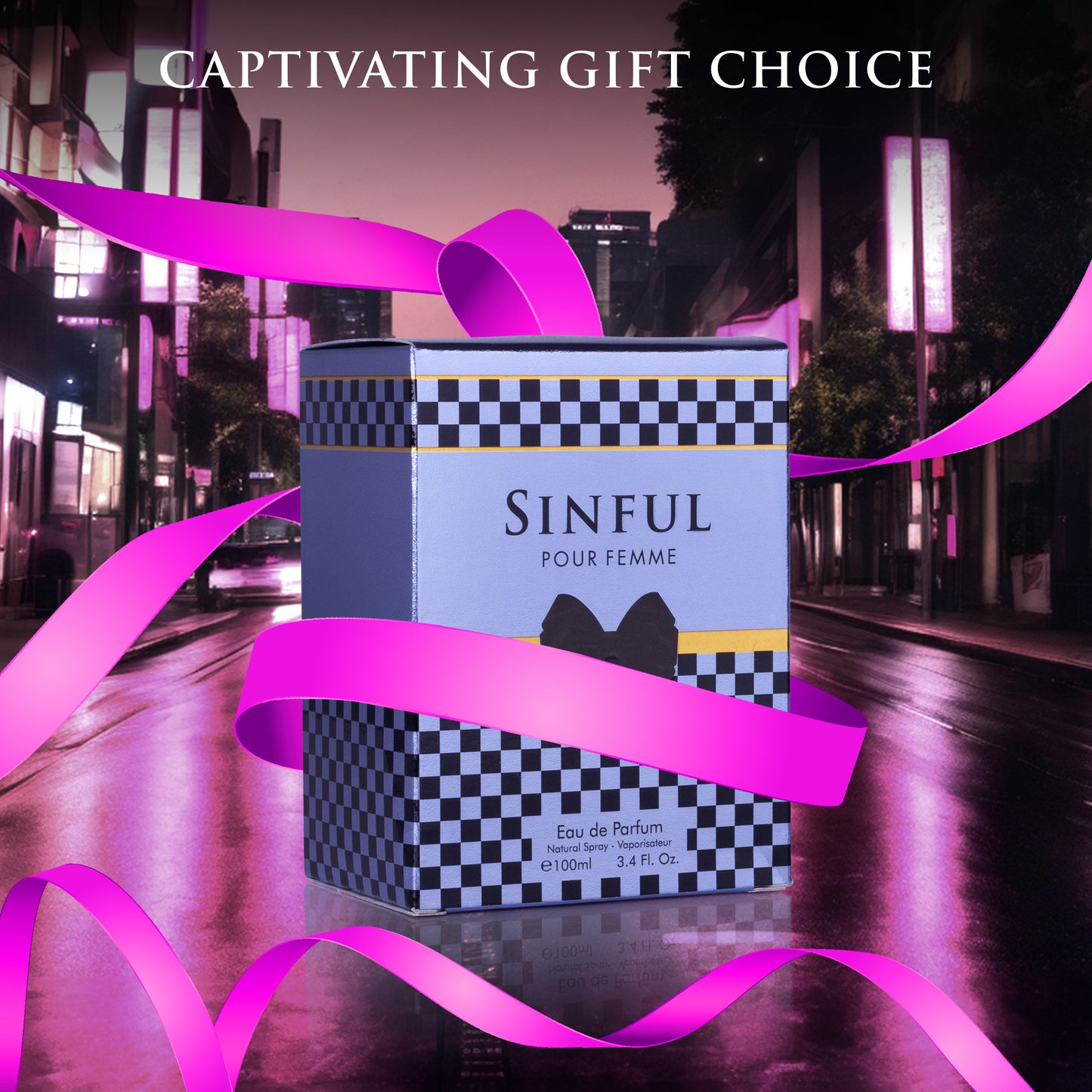 Sinful 3.4 Oz Perfume for Women - The Perfect Blend of Sweetness and Sensuality | Urban Collection