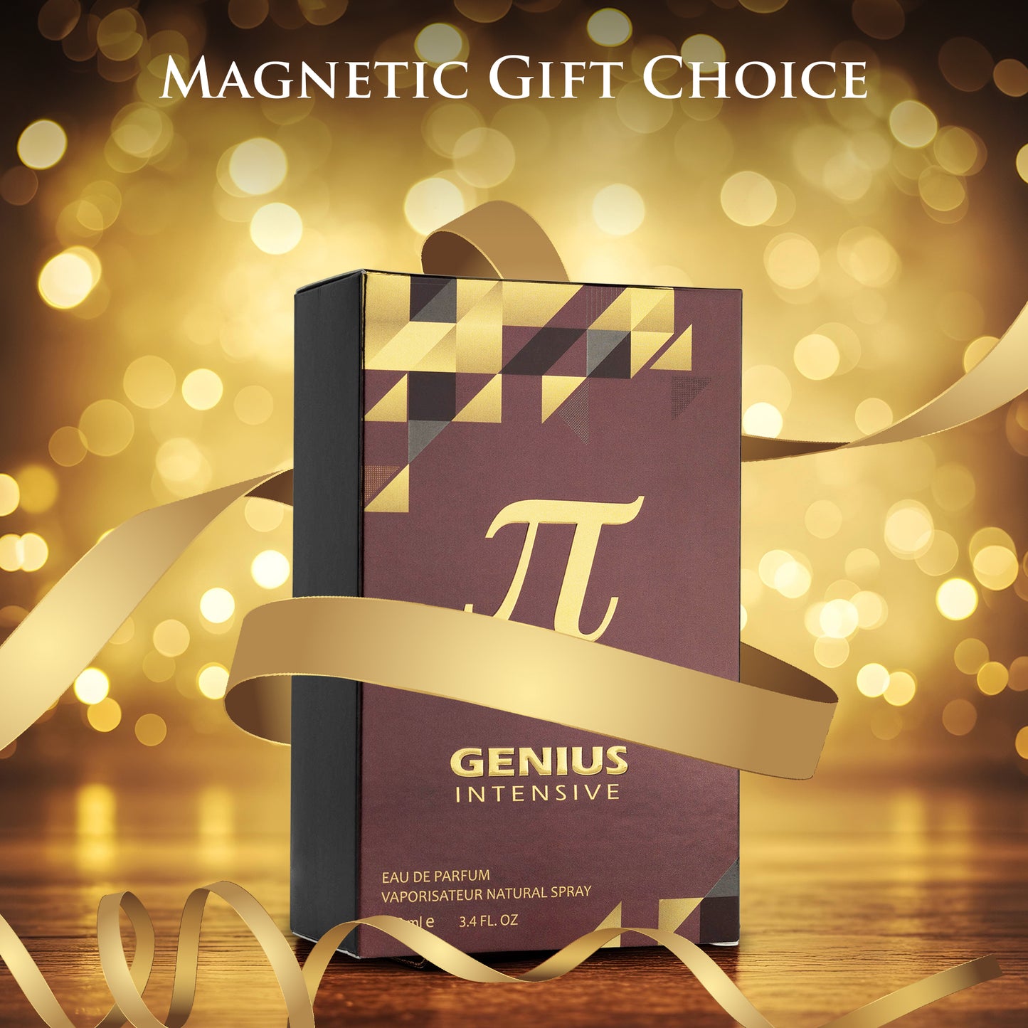 Genius Intensive – 3.4 oz / 100ml Fine Mist Body Spray – Leather & Woody Notes