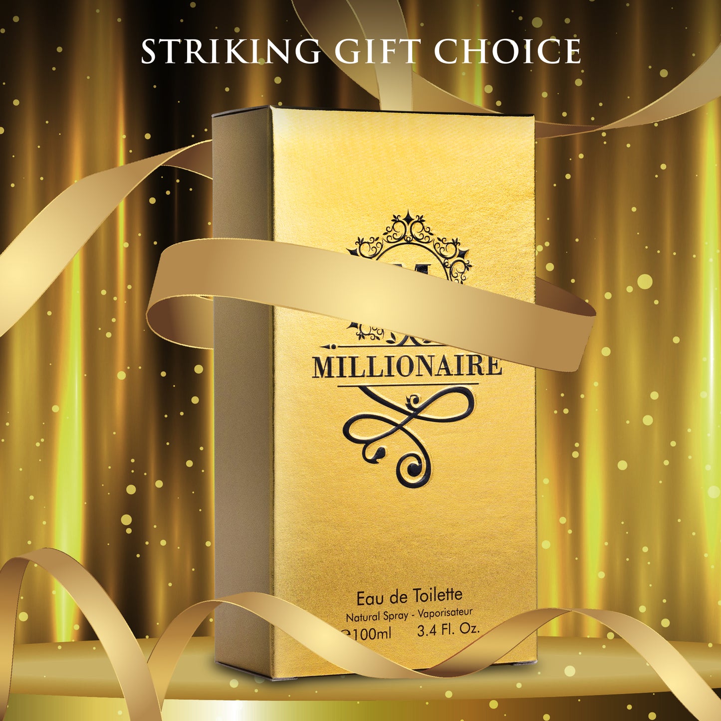 Millionaire - 3.4 oz / 100ml Fresh, Bold & Captivating Fragrance for Men | Urban Collection