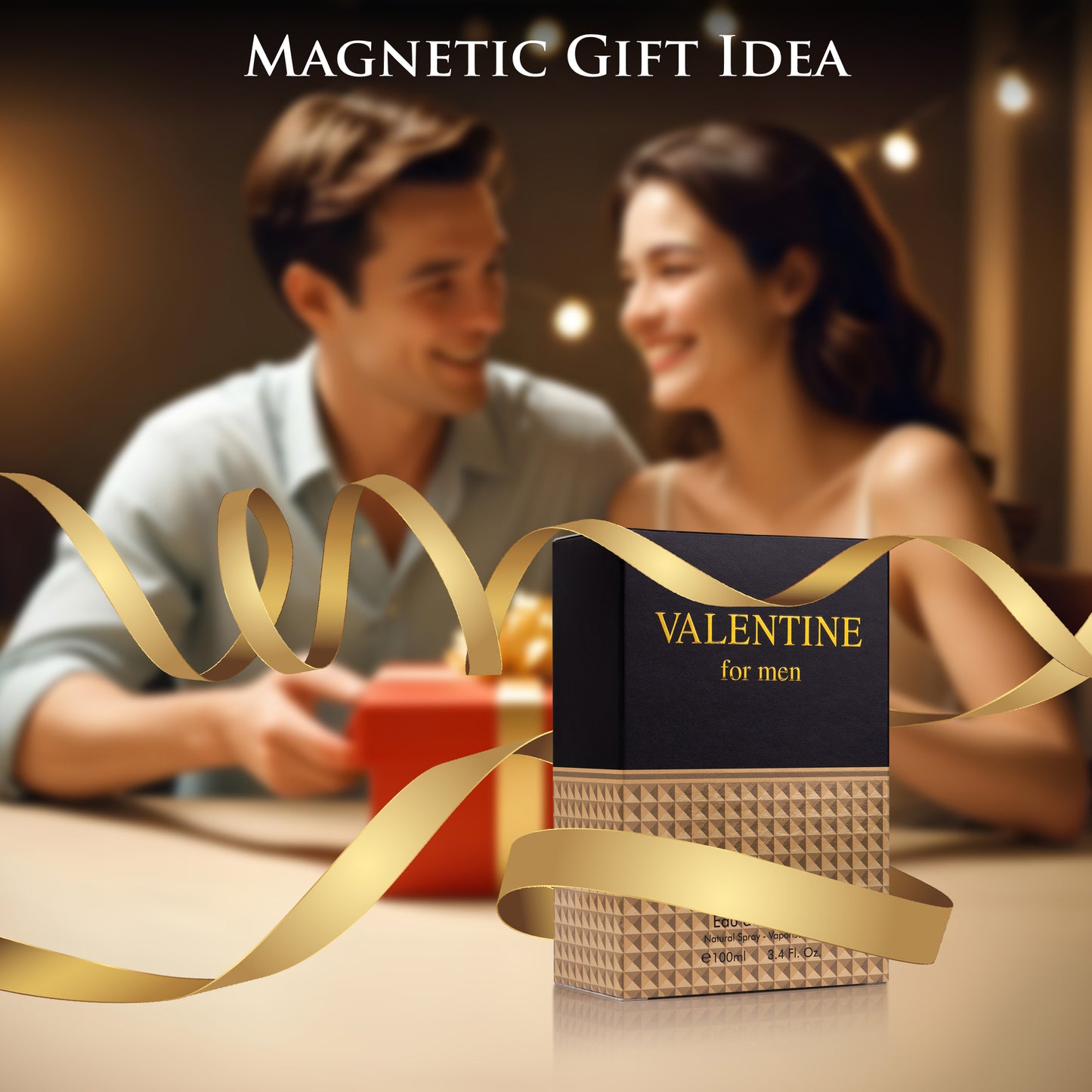 Valentine for Men - 3.4 oz / 100ml The Perfect Blend of Elegance and Boldness | Urban Collection