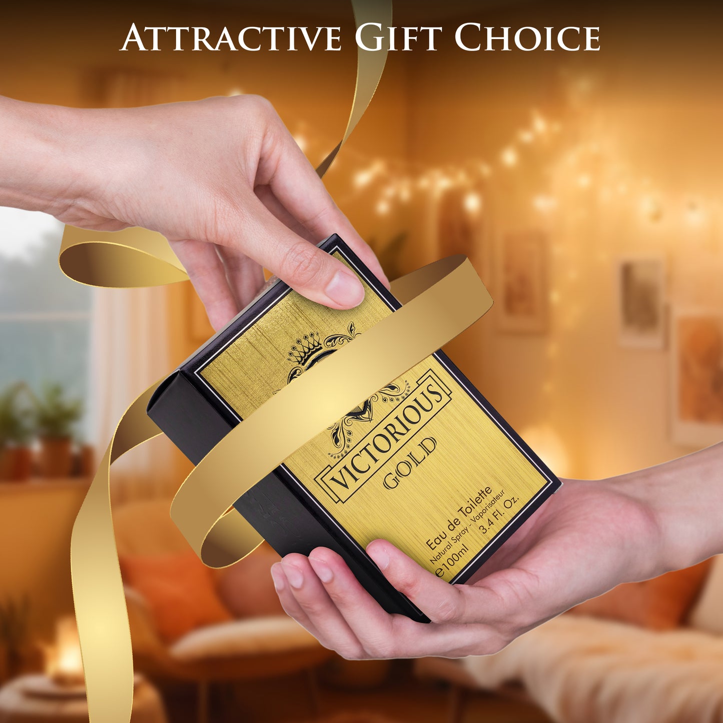 Victorious Gold for Men and Women - 3.4 oz / 100ml Luxurious Unisex Perfume | Urban Collection