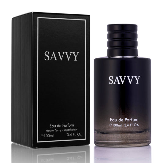 Savvy - 3.4 oz / 100ml Bold and Adventurous Fragrance for Men | Urban Collection