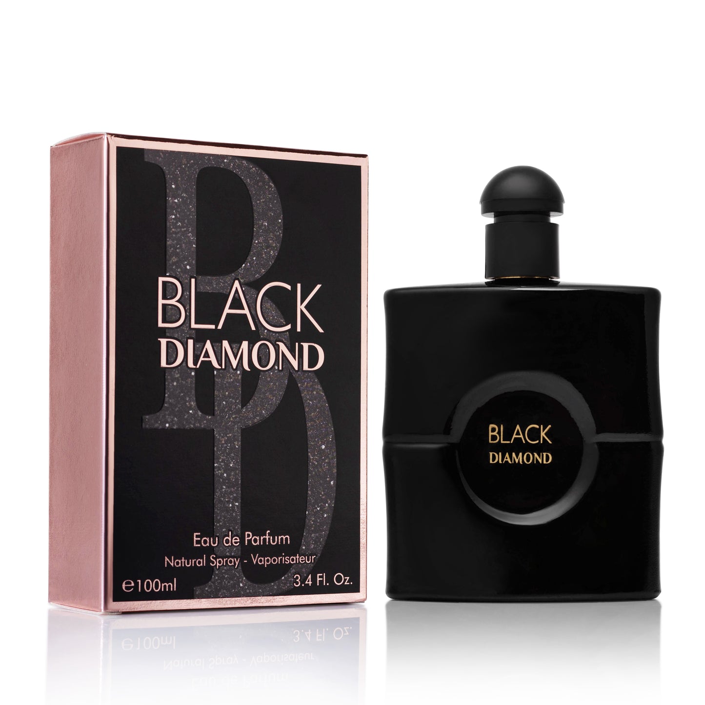 Black Diamond for Women – Designer-Inspired Amber Vanilla Perfume | 3.4 oz/100ml Eau de Parfum | Urban Collection