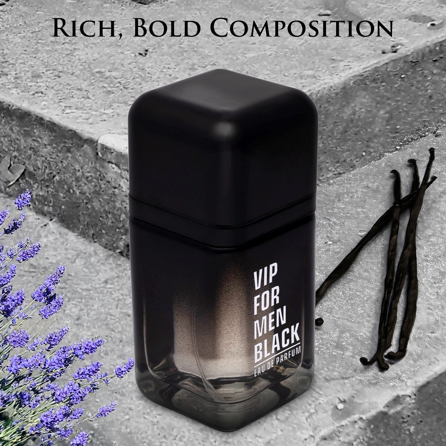 VIP Black for Men – Designer-Inspired Aromatic Fougere Perfume | 3.4 oz/100ml Eau de Parfum | Urban Collection