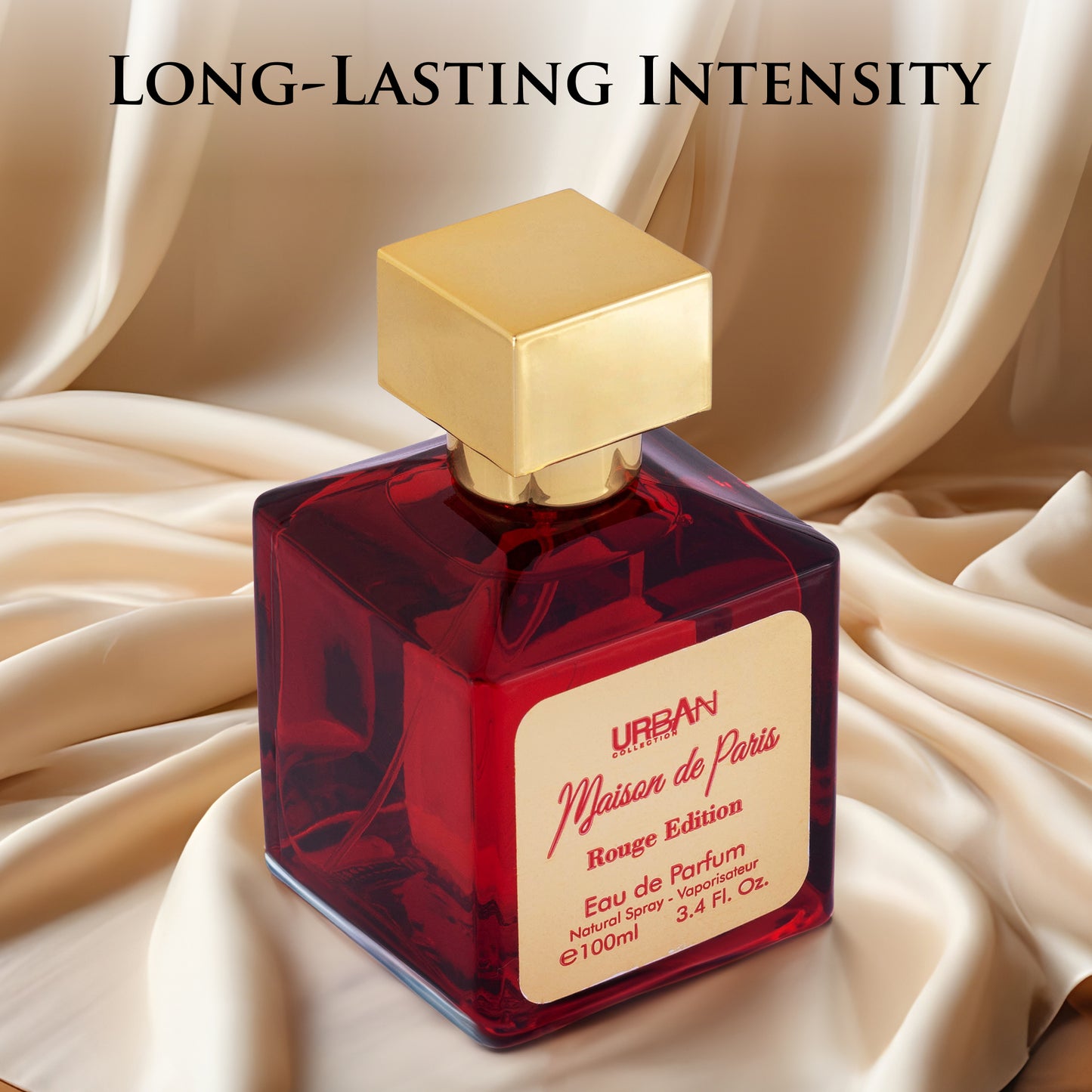 Maison de Paris Rouge - 3.4 oz / 100ml Unisex Fragrance of Bold Elegance and Sensuality | Urban Collection