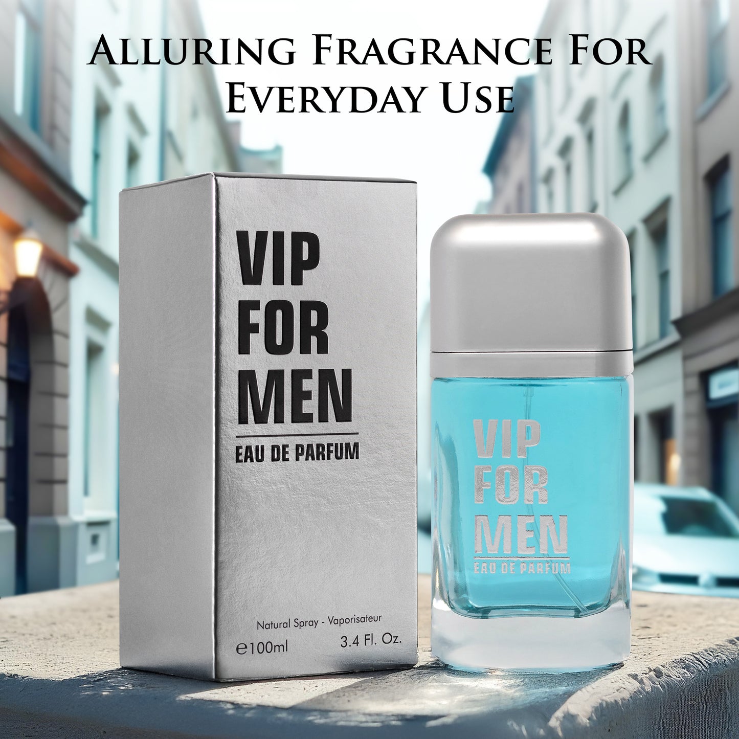 VIP for Men – Designer-Inspired Woody Floral Perfume | 3.4 oz/100ml Eau de Parfum | Urban Collection