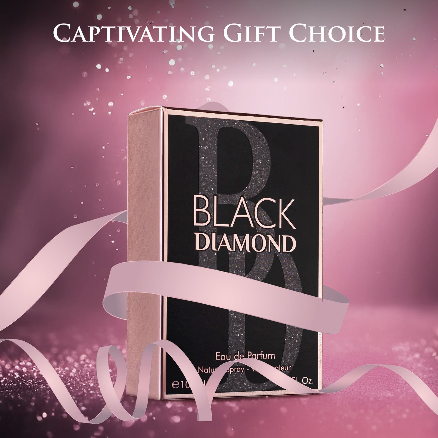 Black Diamond for Women – Designer-Inspired Amber Vanilla Perfume | 3.4 oz/100ml Eau de Parfum | Urban Collection