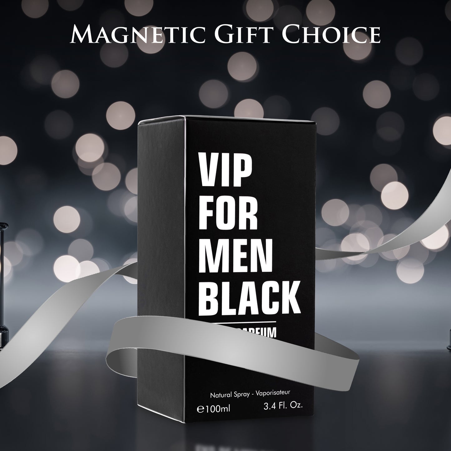VIP Black for Men – Designer-Inspired Aromatic Fougere Perfume | 3.4 oz/100ml Eau de Parfum | Urban Collection