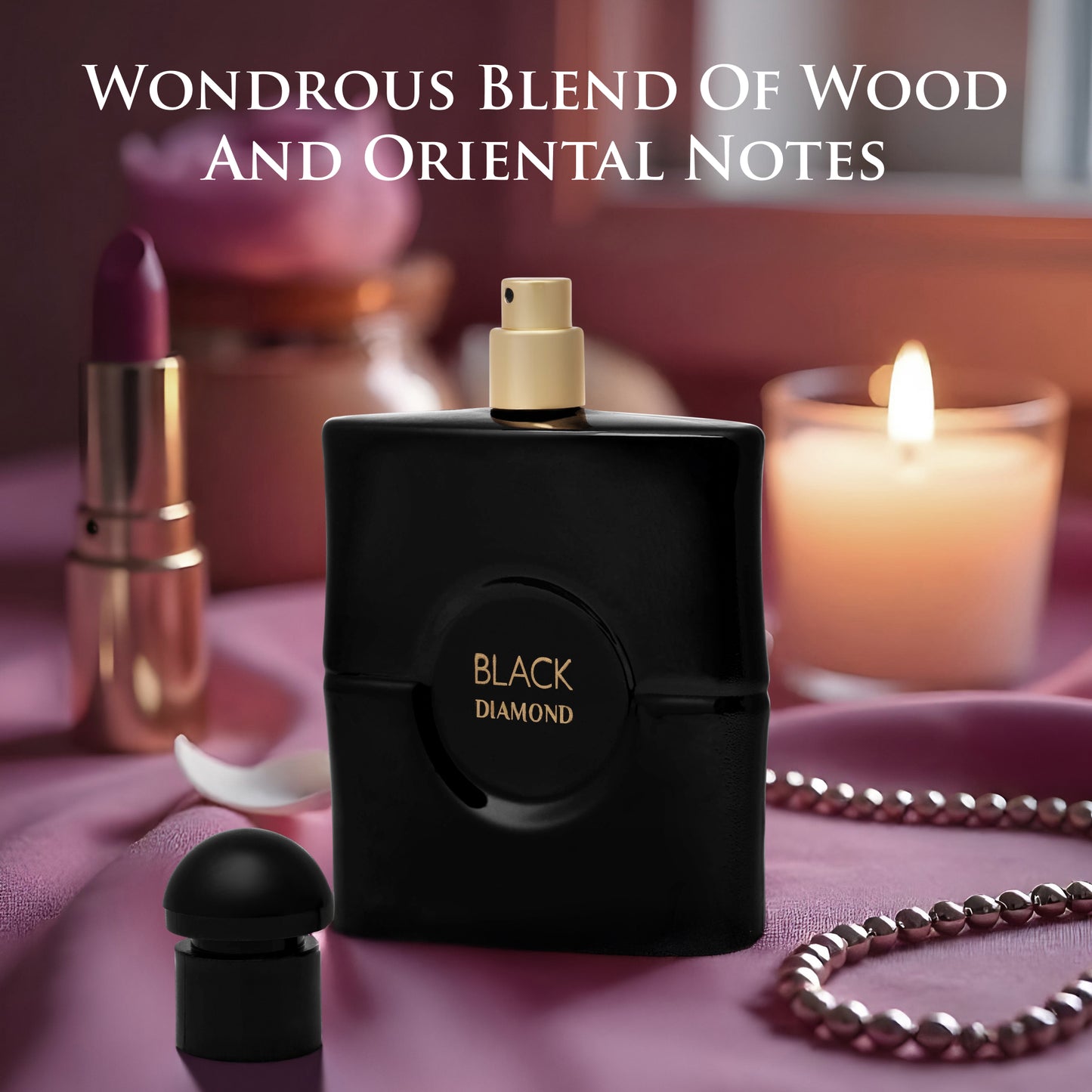 Black Diamond for Women – Designer-Inspired Amber Vanilla Perfume | 3.4 oz/100ml Eau de Parfum | Urban Collection