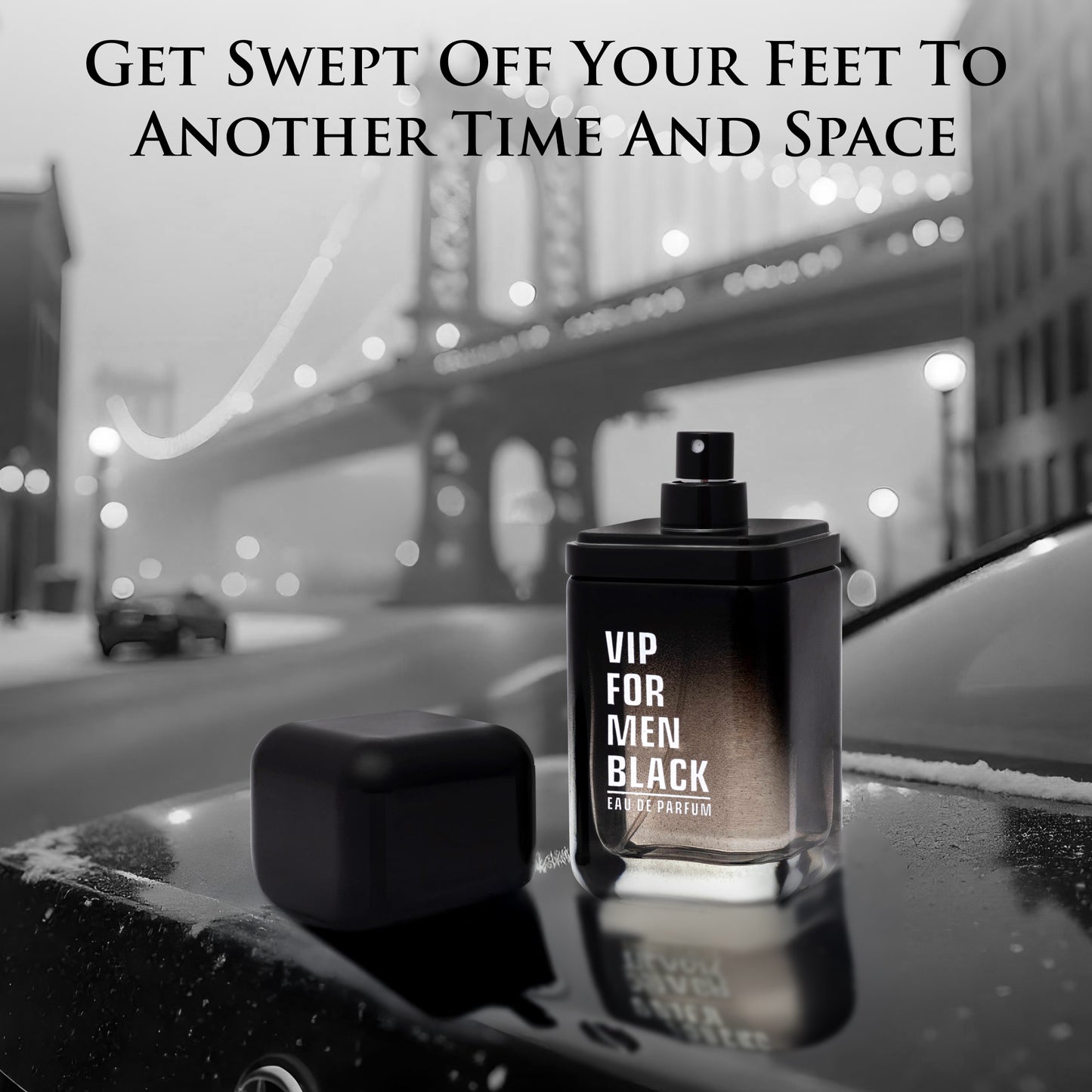 VIP Black for Men – Designer-Inspired Aromatic Fougere Perfume | 3.4 oz/100ml Eau de Parfum | Urban Collection