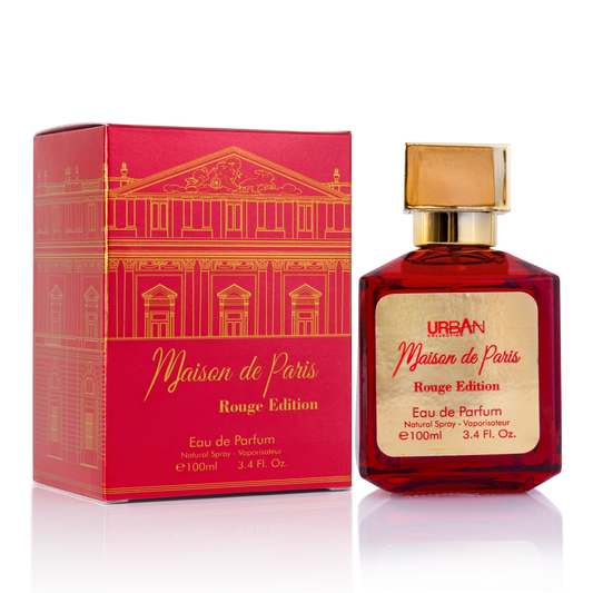 Maison de Paris Rouge - 3.4 oz / 100ml Unisex Fragrance of Bold Elegance and Sensuality | Urban Collection