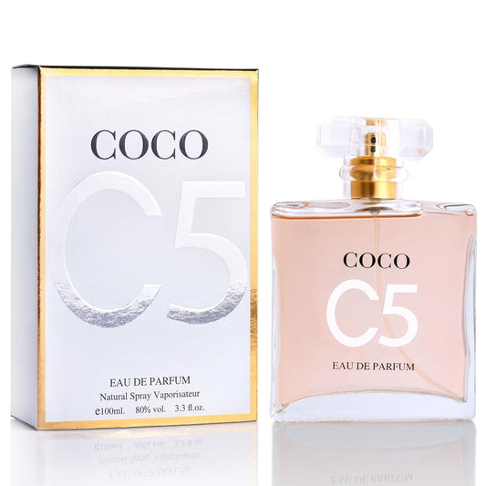 Covo C5 3.4 Oz Perfume for Women - (Formerly Coco C5) Timeless Floral Citrus Scent | Urban Collection