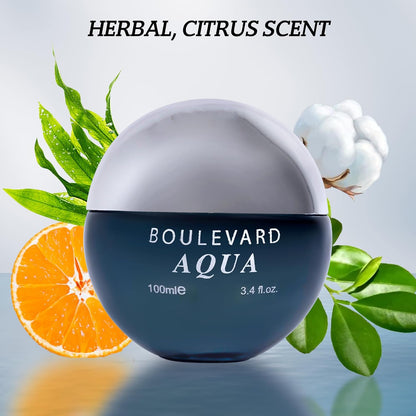 Boulevard Aqua – A Refreshing and Bold Aquatic Fragrance for Men