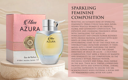 Miss Azura - 3.4 oz/100ml Fruity & Floral Fragrance | Urban Collection