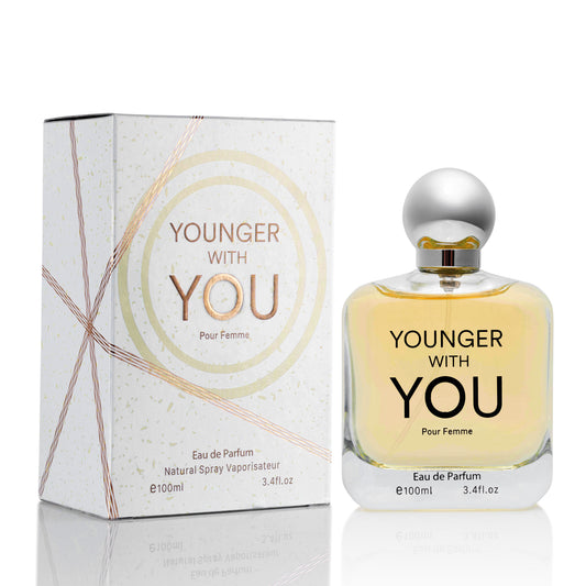 Younger With You – A Romantic and Enchanting Floral Fruity Scent for Women