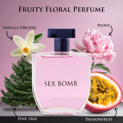 Sex Bomb for Women - 3.4 oz/100ml Fruity & Vibrant Fragrance | Urban Collection
