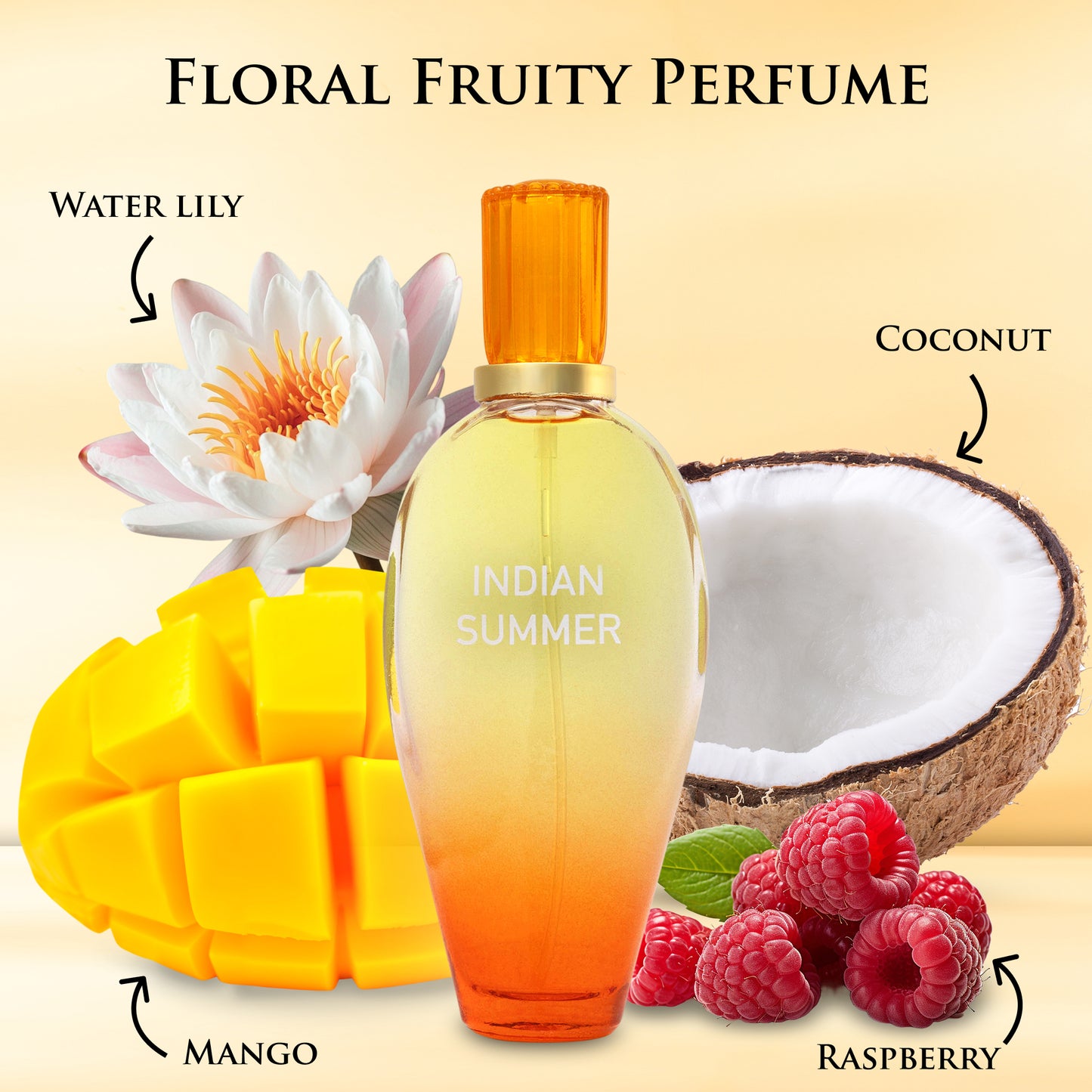 Indian Summer for Women - 3.4 oz/100ml Fruity & Warm Fragrance | Urban Collection