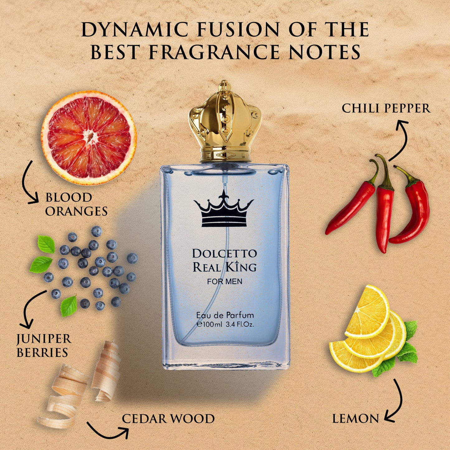 Dolcetto Real King for Men – A Fresh and Regal Fragrance