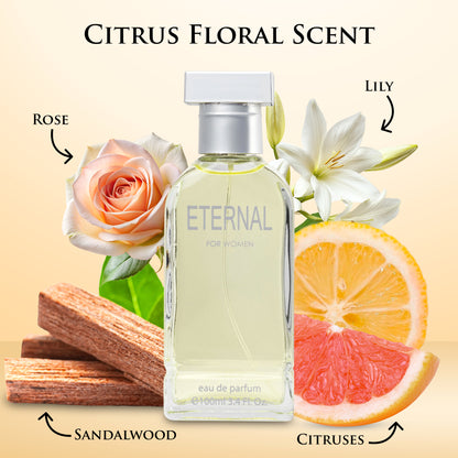 Eternal for Women - 3.4 oz/100ml Floral & Elegant Fragrance | Urban Collection