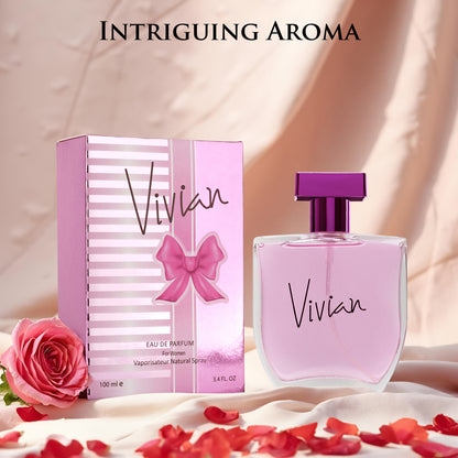 Vivian for Women – 3.4 oz / 100ml Fine Mist Body Spray – Fruity & Fresh Notes