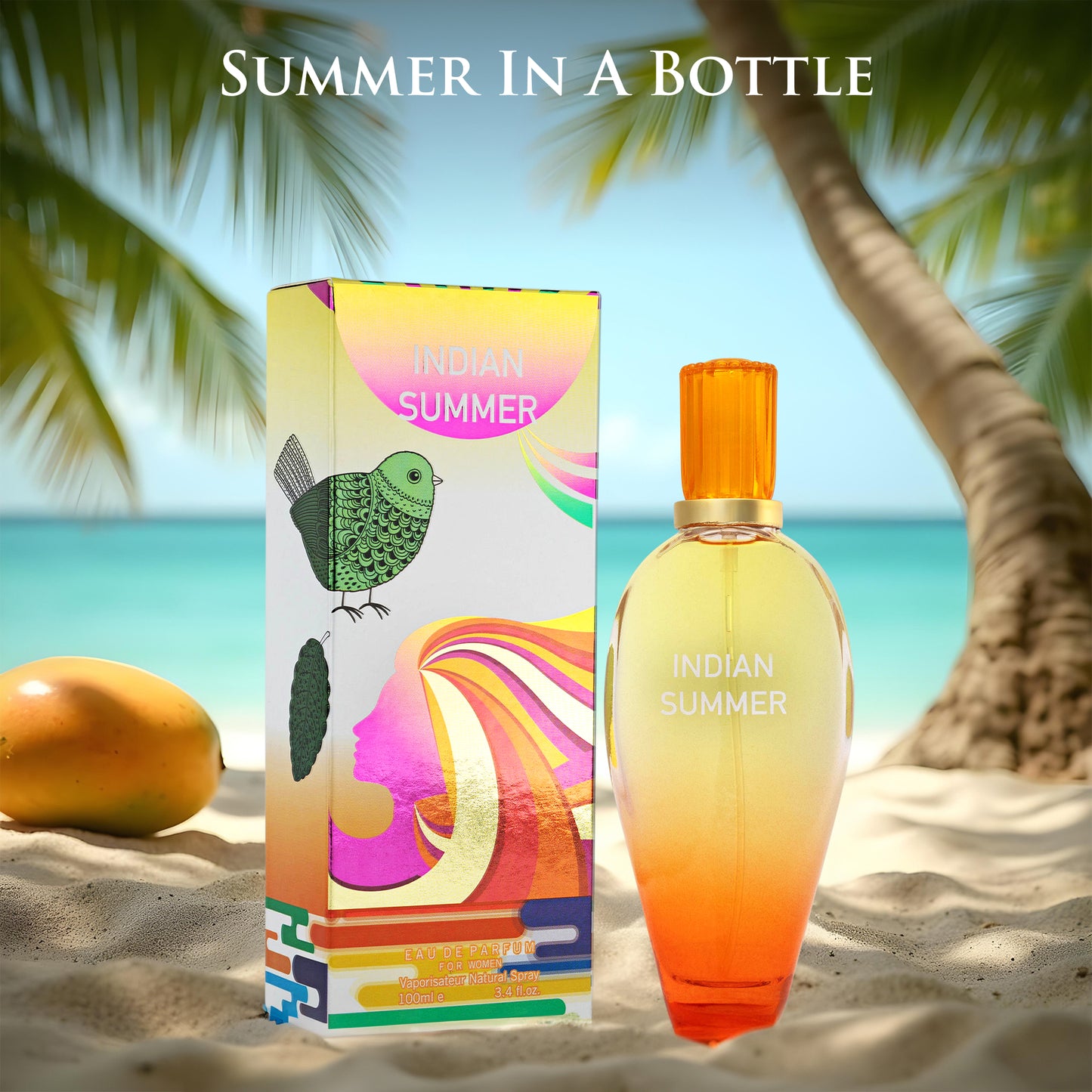 Indian Summer for Women - 3.4 oz/100ml Fruity & Warm Fragrance | Urban Collection