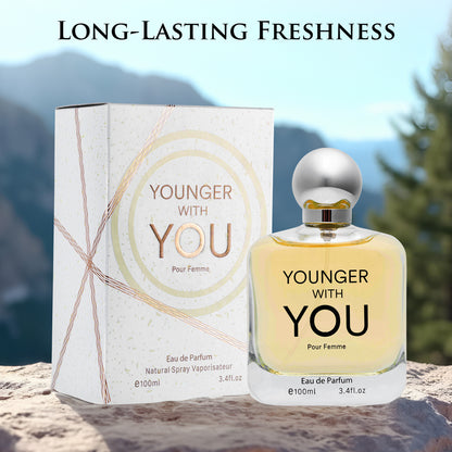 Younger With You – A Romantic and Enchanting Floral Fruity Scent for Women