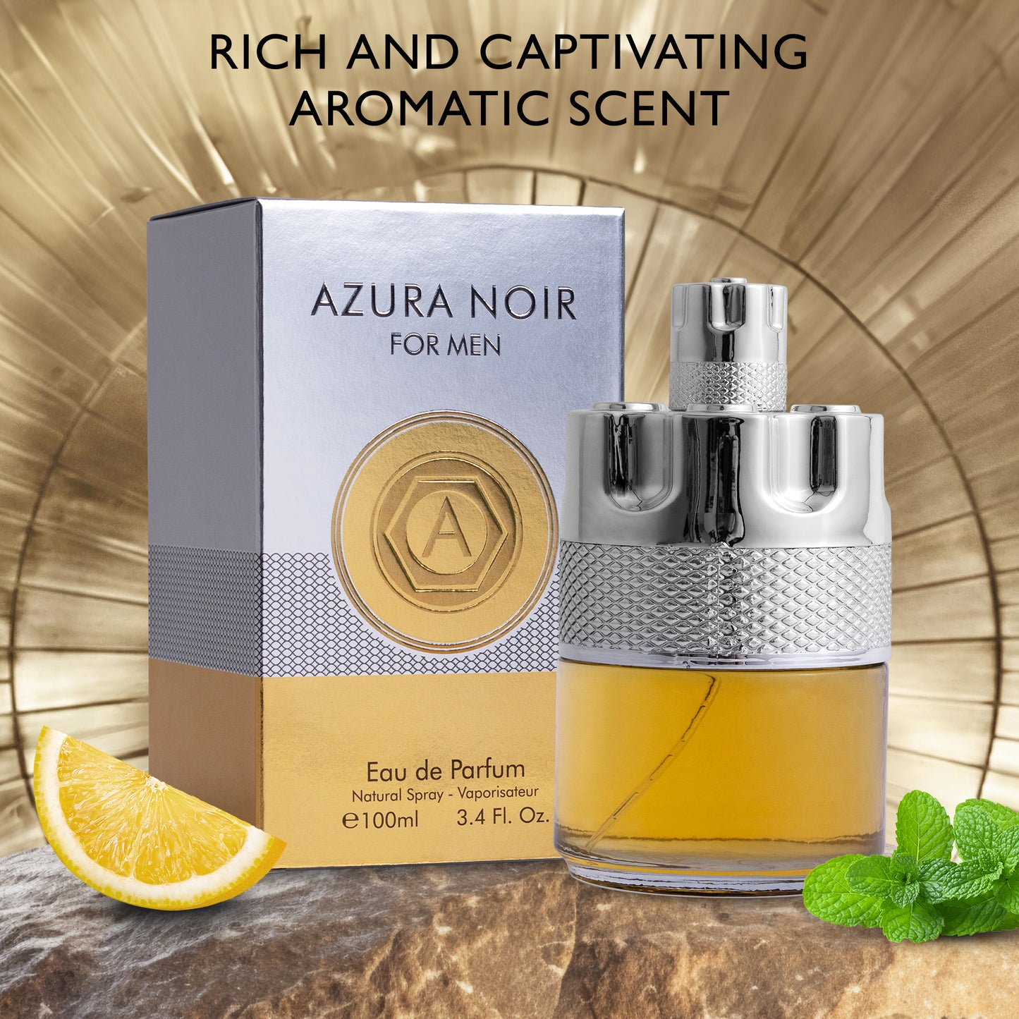 Azura Noir Fragrance – The Bold, Spicy, and Irresistible Scent for Men